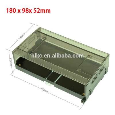 180x98x52mm PLC Control Box Plastic Shell Electronic Project Case DIY with Terminal Block L15