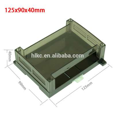 Free shipping 125*90*40mm plastic enclosure for electronic PLC housing DIY project case  juction desktop box